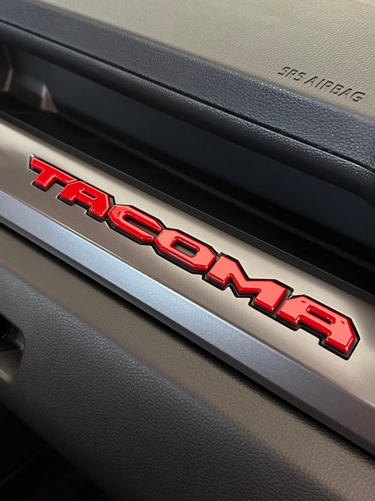 4th gen Tacoma glovebox letters overlays 2024-present