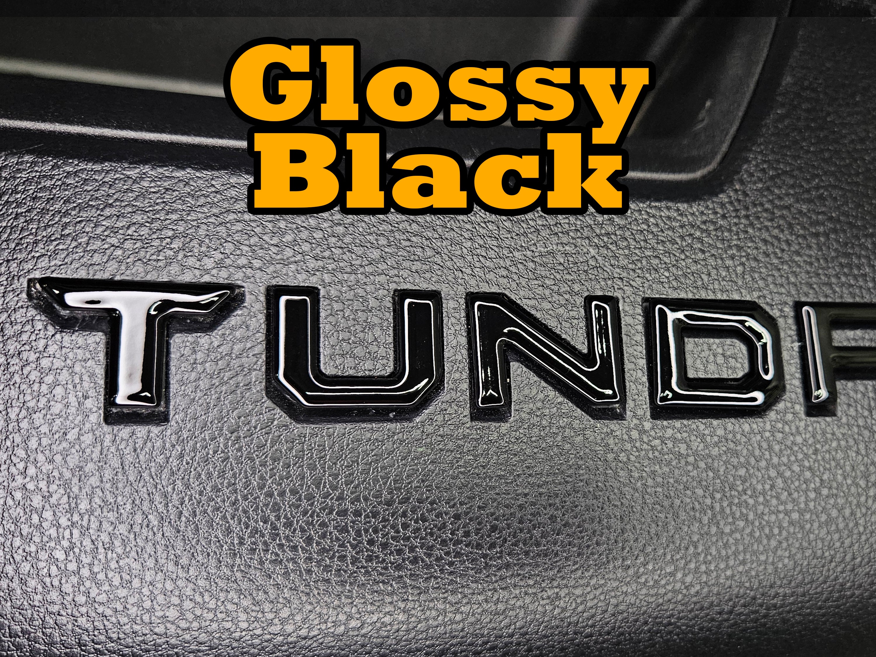 3rd Gen Tundra 3D Dashboard letters for 2022-2026