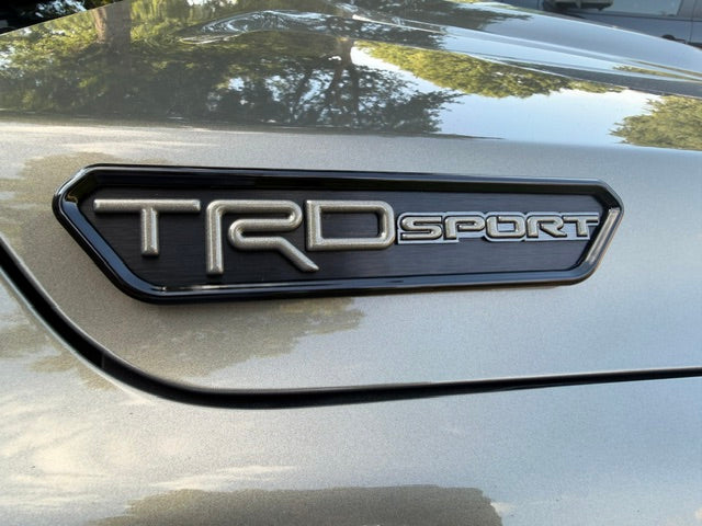 Hood 3D Raised Badge Tacoma 4Runner (2-Piece Set)