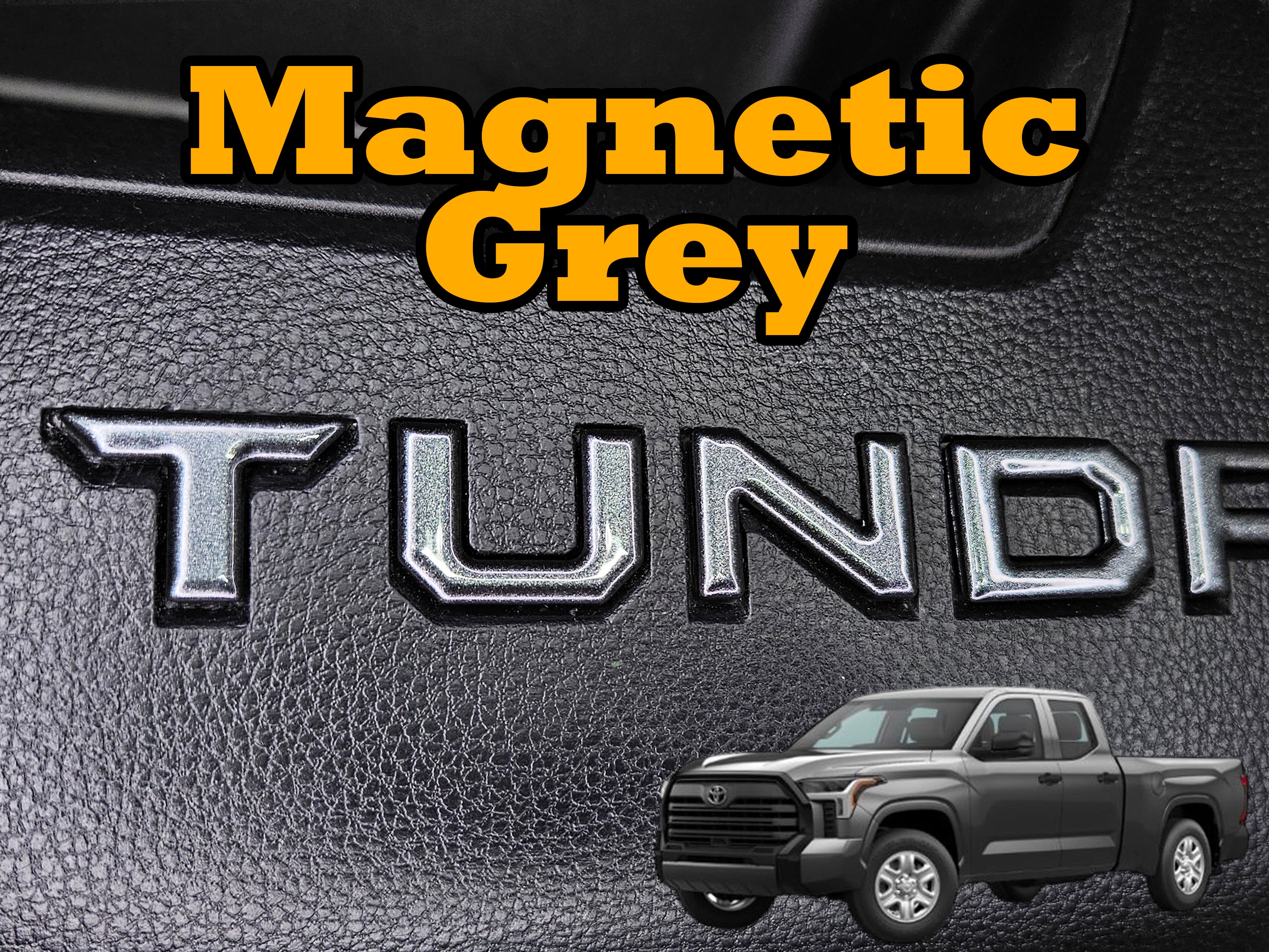3rd Gen Tundra 3D Dashboard letters for 2022-2026