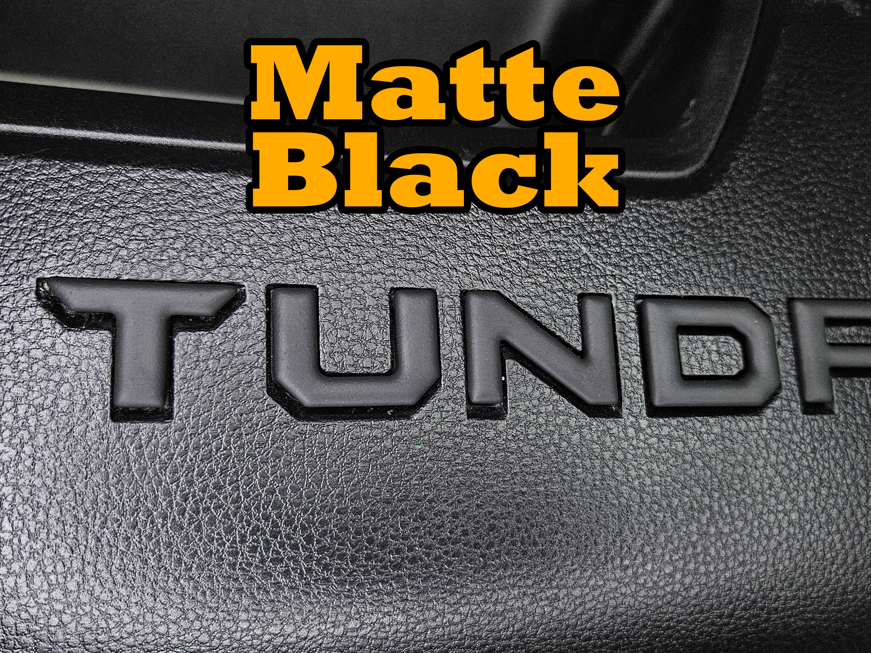 3rd Gen Tundra 3D Dashboard letters for 2022-2026