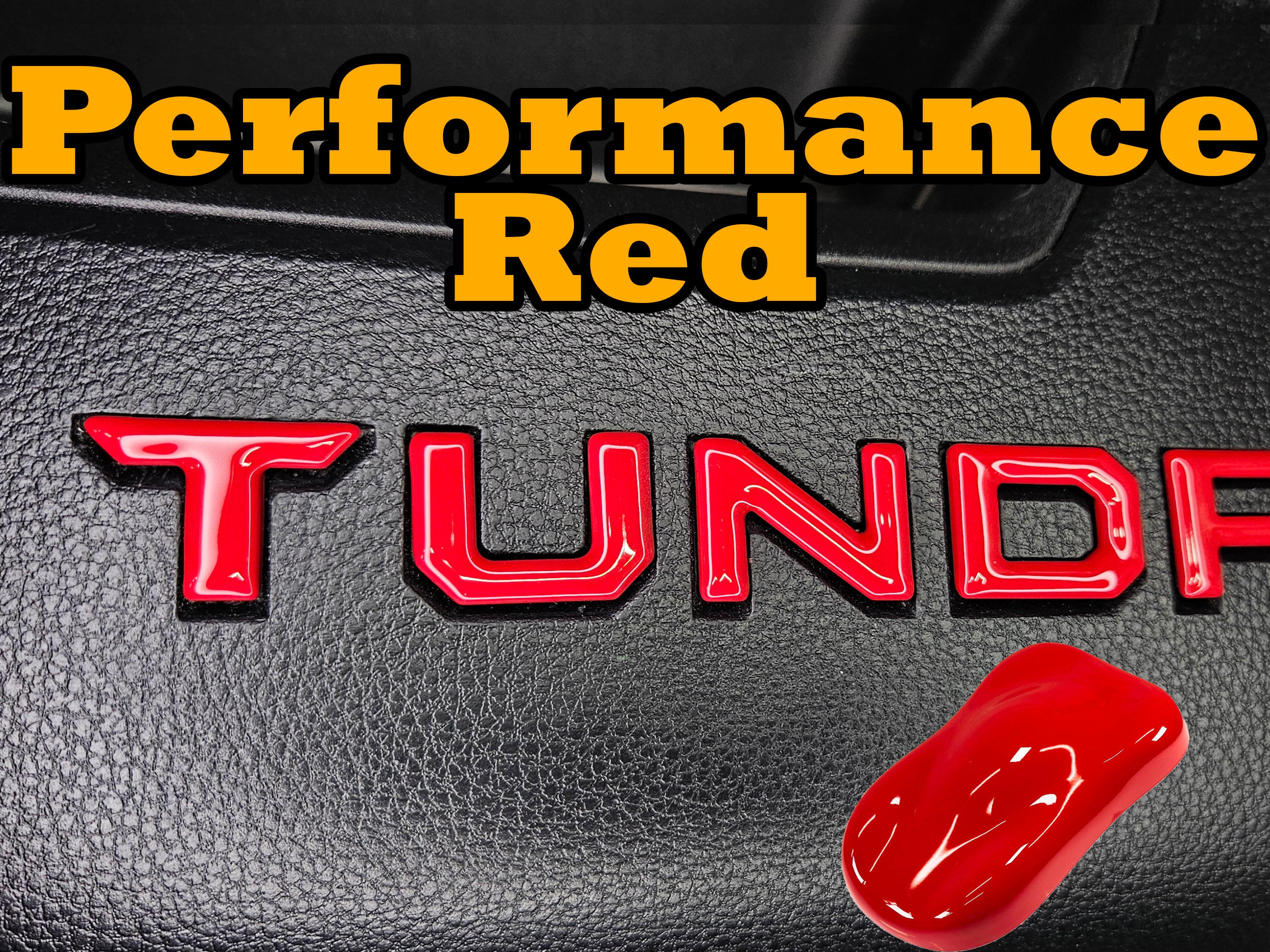 【引退品】英語版_Tundra[3ED] 3rd Gen Tundra 3D Dashboard letters for 2022-2026