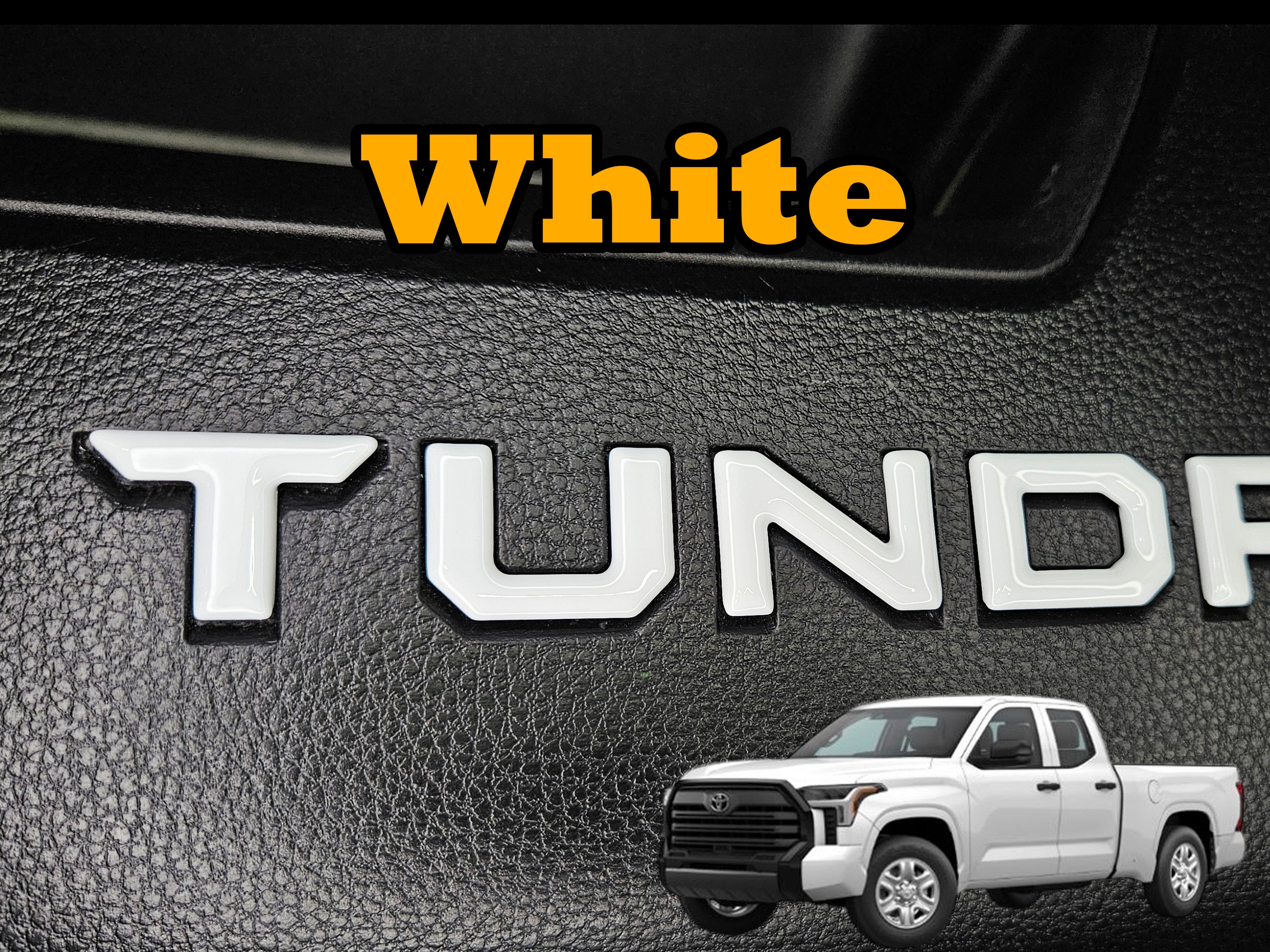 3rd Gen Tundra 3D Dashboard letters for 2022-2026